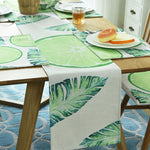 Nordic Monstera Table Runner