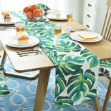 Nordic Monstera Table Runner