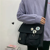 Canvas Diagonal Cross Bag