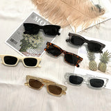 2021 New Women Rectangle Vintage Sunglasses