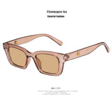 2021 New Women Rectangle Vintage Sunglasses