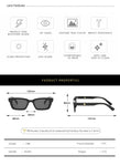 2021 New Women Rectangle Vintage Sunglasses