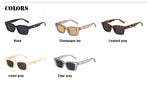 2021 New Women Rectangle Vintage Sunglasses