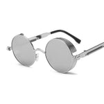 Classic Gothic Steampunk Style Round Sunglasses