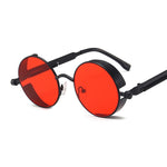 Classic Gothic Steampunk Style Round Sunglasses