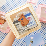 Milkjoy Mesh Bear Cosmetic Bag