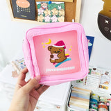 Milkjoy Mesh Bear Cosmetic Bag